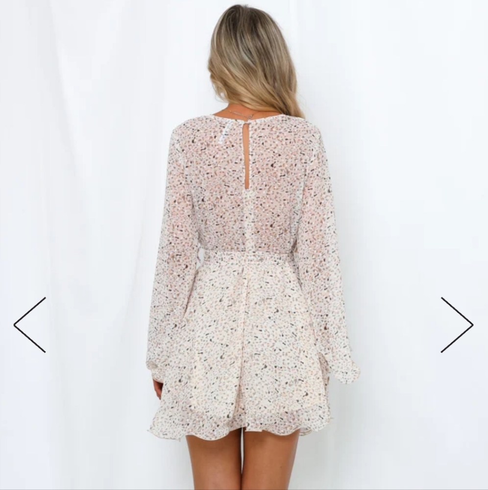 Hello Molly Speak a Little Louder Dress - speckled chiffon - Picture 2 of 16